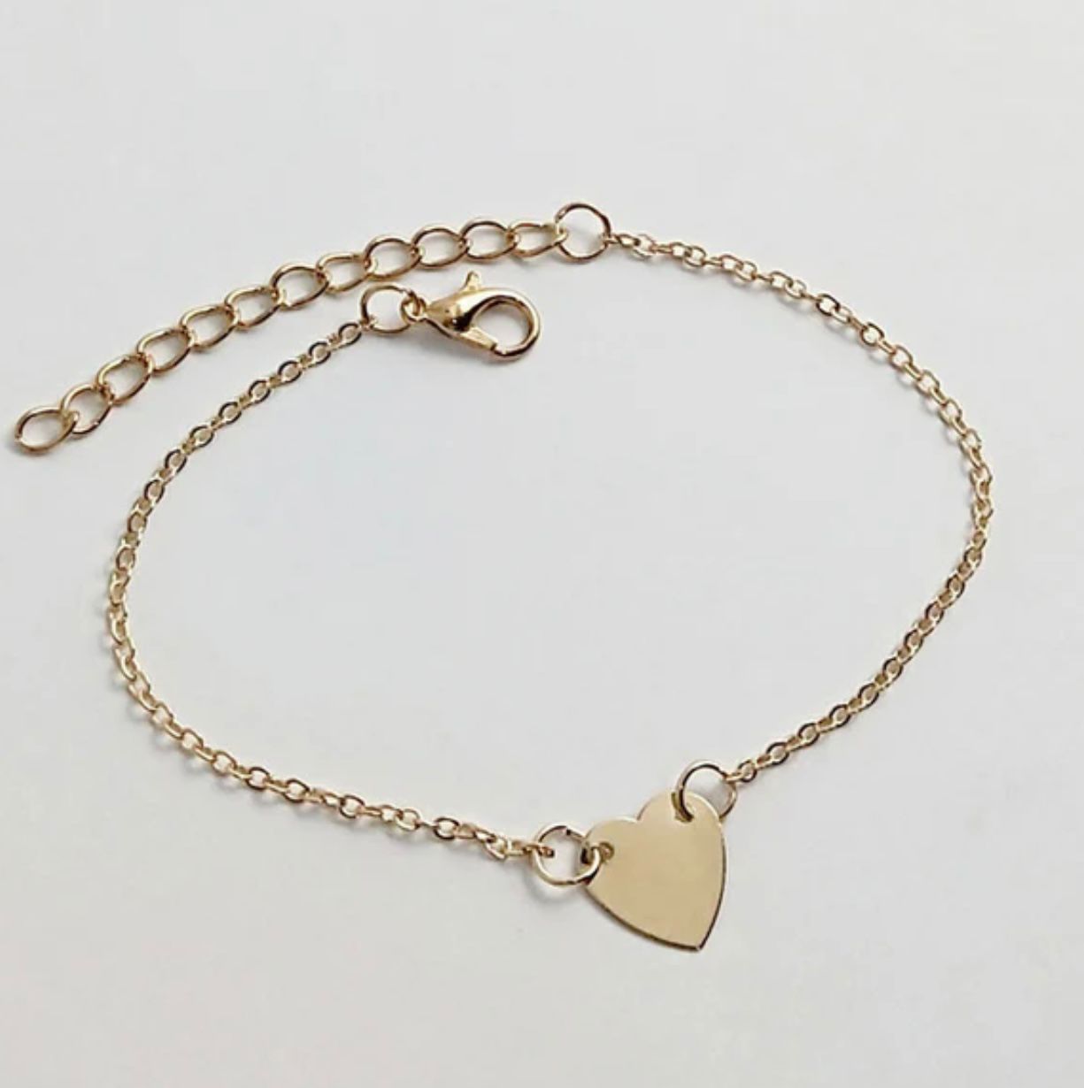 Black Heart Gold Bracelet